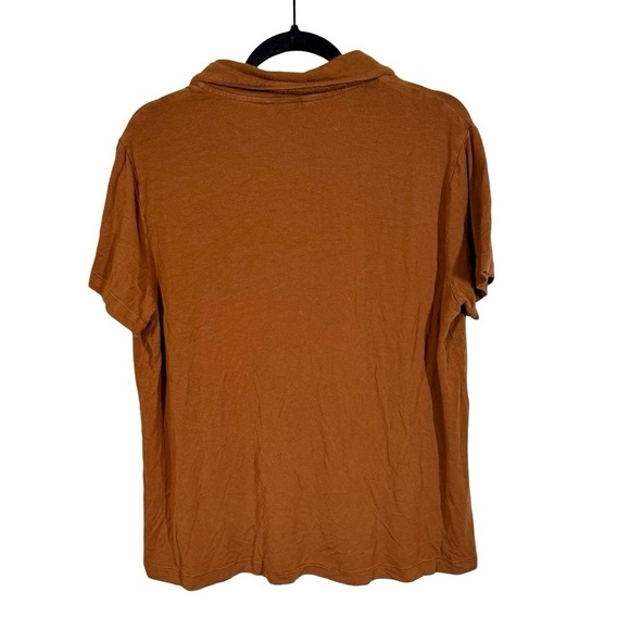SKIMS Soft Lounge Short Sleeve Sleep Shirt in Copper - Picture 4 of 5